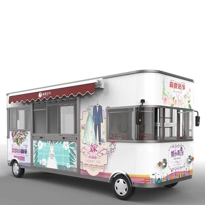 Camión eléctrico de comida callejera de 220V con diseño personalizable y 4 ruedas