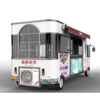Camión eléctrico de comida callejera de 220V con diseño personalizable y 4 ruedas