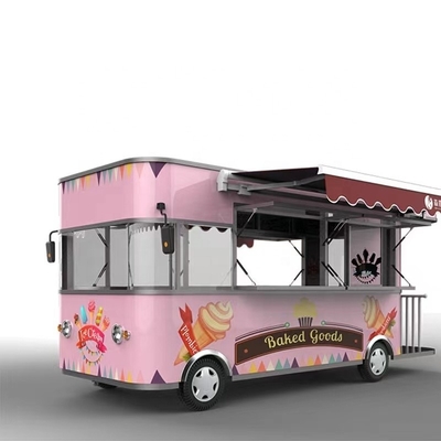 2024 Más popular Carrito de bocadillos móvil multifuncional eléctrico con tamaño personalizado