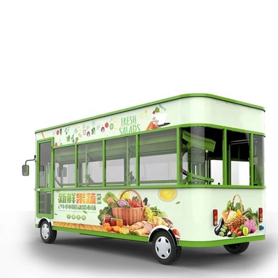 2024 Más popular Carrito de bocadillos móvil multifuncional eléctrico con tamaño personalizado