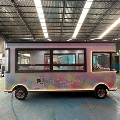 Tiendas de confección Tiendas móviles de cocina helados de concesión de alimentos Pizza Vending Catering Trailer Food Van