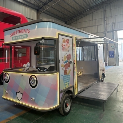 Tiendas de confección Tiendas móviles de cocina helados de concesión de alimentos Pizza Vending Catering Trailer Food Van