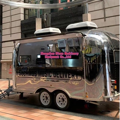 3500W y carro de perritos calientes de pueblo doméstico personalizable con quiosco de venta de comida de la calle de Fryer