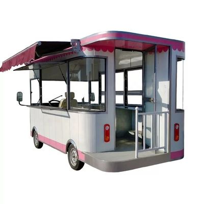 Carro de comida rápida al aire libre con cocina móvil de café/perro caliente/concesión de helados