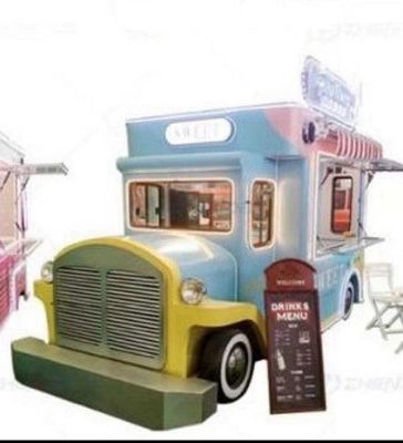 Camioneta de alimentos móvil de alta performance con baja inversión y sistema de agua