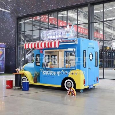 Camioneta de alimentos móvil de alta performance con baja inversión y sistema de agua