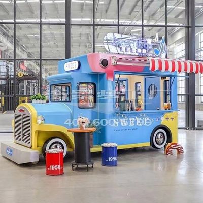 Camioneta de alimentos móvil de alta performance con baja inversión y sistema de agua