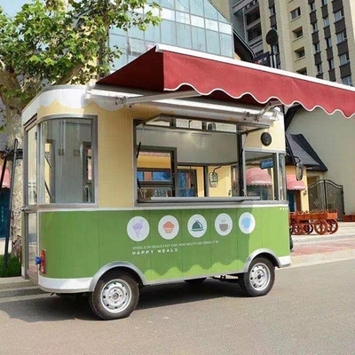 Carrito de comida eléctrico con 3500w de potencia y tamaño personalizable de 3200 * 1600 * 2350mm