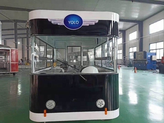 Carrito de alimentos portátil y ecológico para una fácil operación 3000*2100*2500MM