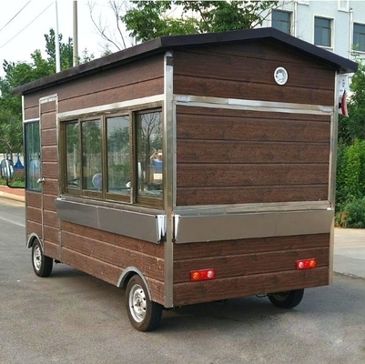 Aplicación de planta de procesamiento de verduras de pollo frito moderno y carro de helados de café