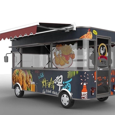 Camiones de comida para perritos calientes móviles de 2020 con capacidad de 1000 kg y servicio las 24 horas