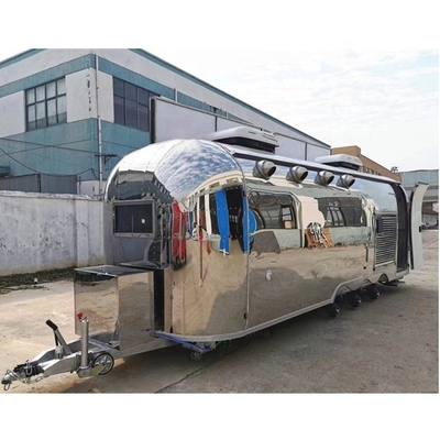 Velocidad de 65 km/h para el remolque de automóviles Camper Van Equipamiento Vending Trailer Diseño fácil de usar