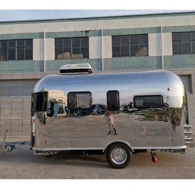 Velocidad de 65 km/h para el remolque de automóviles Camper Van Equipamiento Vending Trailer Diseño fácil de usar