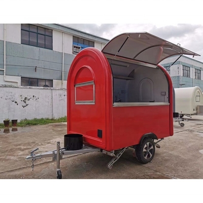 Velocidad de 65 km/h para el remolque de automóviles Camper Van Equipamiento Vending Trailer Diseño fácil de usar