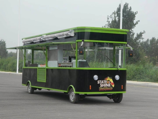 Carro de comida eléctrico de baja inversión con velocidad rápida y soporte técnico de video