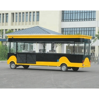 Semi-remolque homologado CE de 600 kg remolque de carrito de alimentos de cuatro ruedas para venta de bebidas frías