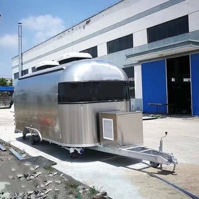 110V/220V/380V Voltado Pequeño remolque de comida móvil con materiales de concesión estándar de EE.UU.