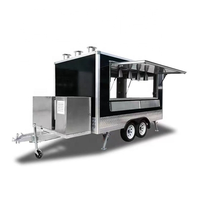 Camiones de comida y carros de comida personalizados Remolque de cocina móvil con servicio de mantenimiento de campo