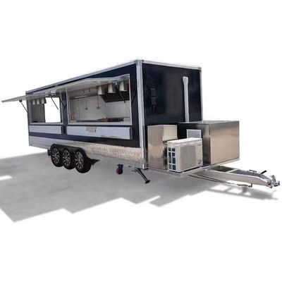 Camiones de comida y carros de comida personalizados Remolque de cocina móvil con servicio de mantenimiento de campo