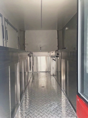 Camiones de comida y carros de comida personalizados Remolque de cocina móvil con servicio de mantenimiento de campo