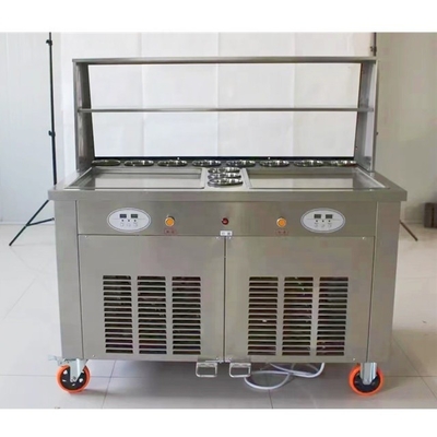 Industria de la minería energética Máquinas para rodar helados de bandeja plana con bandejas redondas dobles