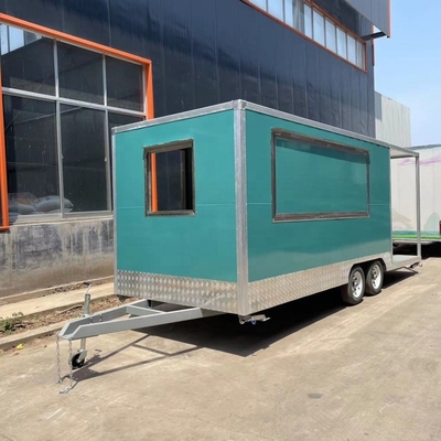 3000*2100*2500MM Tensión 110V/220V Pizza Truck Bbq Cocina móvil Restaurante de comida rápida