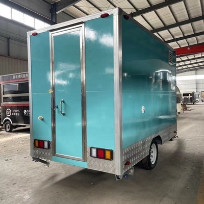 3000*2100*2500MM Tensión 110V/220V Pizza Truck Bbq Cocina móvil Restaurante de comida rápida