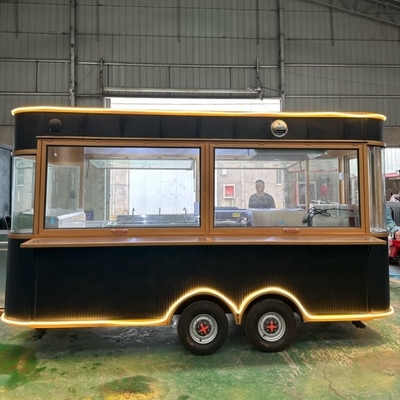 2023 Camión de comida eléctrico móvil con cuerpo de hoja galvanizada pintada y suministro directo