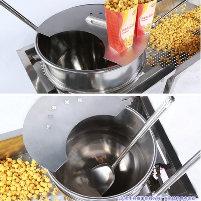 Máquina para hacer palomitas de maíz de acero inoxidable con super rendimiento y ahorro de energía