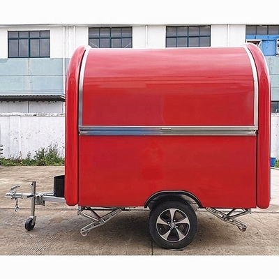 Remolque de comida móvil Equipado con L420cm*W180cm*H230cm aire acondicionado 10% descuento