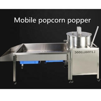 Máquina de palomitas de maíz eléctrica multifuncional de acero inoxidable y Popular Última versión