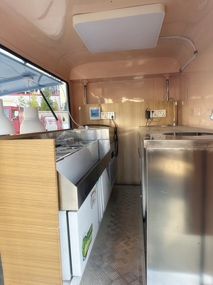 Equipo personalizado Modernos trailers de crepes de comida para la mejor venta 35km-75km/h Velocidad