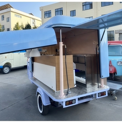 Equipo personalizado Modernos trailers de crepes de comida para la mejor venta 35km-75km/h Velocidad