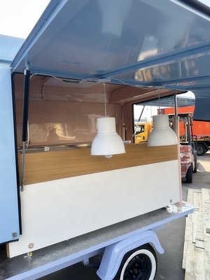 Equipo personalizado Modernos trailers de crepes de comida para la mejor venta 35km-75km/h Velocidad