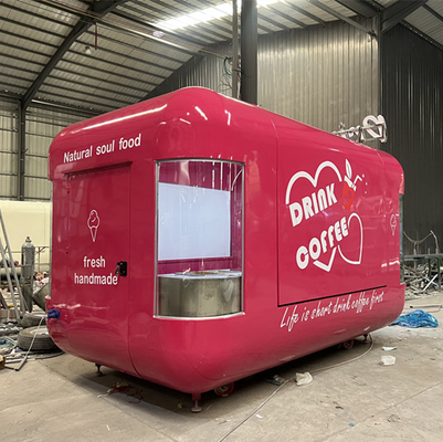 35km-75km/h Velocidad CE Certificado Airstream Food Trailer Personalizado para la planta de condimentos
