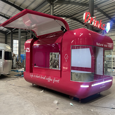 35km-75km/h Velocidad CE Certificado Airstream Food Trailer Personalizado para la planta de condimentos
