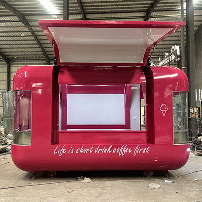 35km-75km/h Velocidad CE Certificado Airstream Food Trailer Personalizado para la planta de condimentos