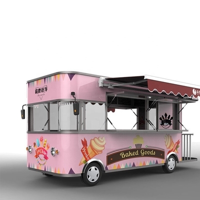 2022 Demandas nacionales y extranjeras Buen sabor helado camión de comida móvil con ruedas