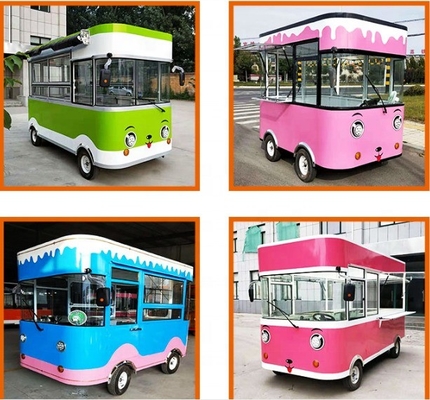 Catering Comercial 2022 Buen gusto Carrito de perritos calientes de comida rápida refrigerado por aire con ruedas montadas