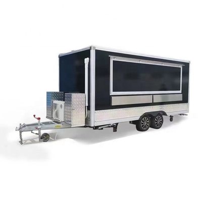 Carro de comida rápida con equipos personalizados 2021 Carro de comida rápida móvil Trailer comercial