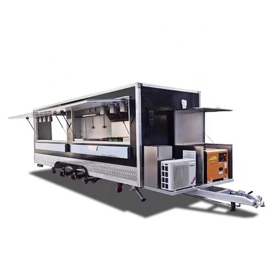 Carro de comida rápida con equipos personalizados 2021 Carro de comida rápida móvil Trailer comercial