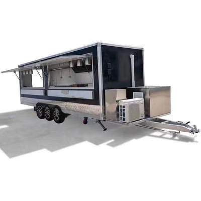 Carro de comida rápida con equipos personalizados 2021 Carro de comida rápida móvil Trailer comercial