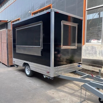 Carro de comida rápida con equipos personalizados 2021 Carro de comida rápida móvil Trailer comercial