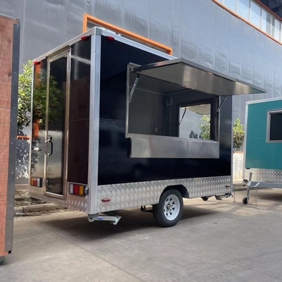 Remolque de comida rápida para cocina al aire libre con equipo de cocina Camiones de comida móviles
