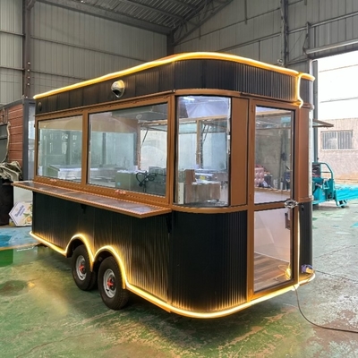 Trailer de alimentos totalmente equipado con servicio de mantenimiento y reparación en el campo 3000*1600*2300mm