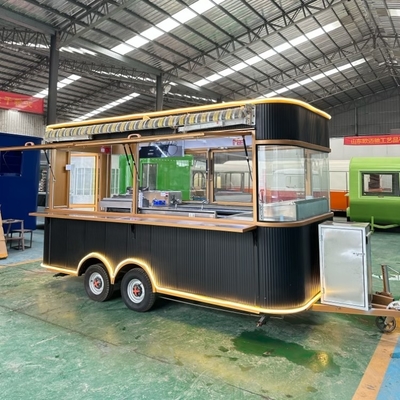 Trailer de alimentos totalmente equipado con servicio de mantenimiento y reparación en el campo 3000*1600*2300mm