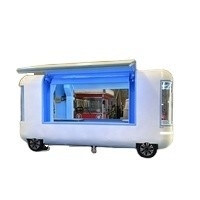 Aprobado Camión de comida eléctrico Móvil de cocina de la calle de moda Carrito de comida personalizado
