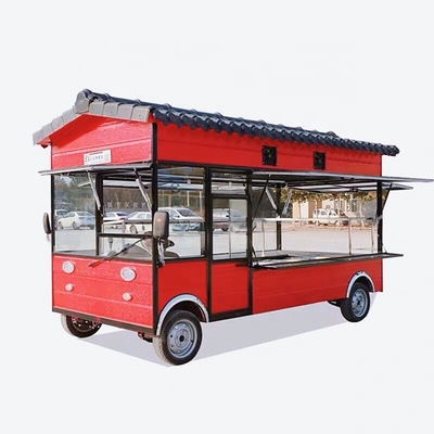 2022 trailer de bebidas frías ampliamente utilizado para la fabricación de comida rápida se exhibió en la feria de Cantón