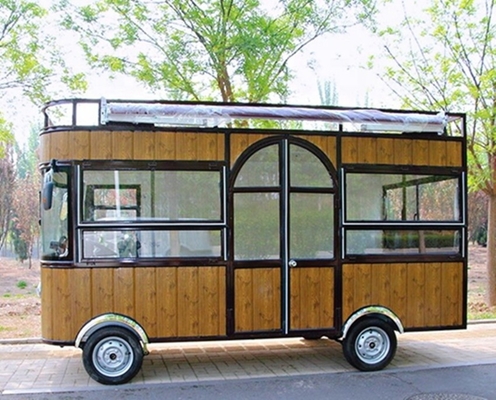 2022 trailer de bebidas frías ampliamente utilizado para la fabricación de comida rápida se exhibió en la feria de Cantón