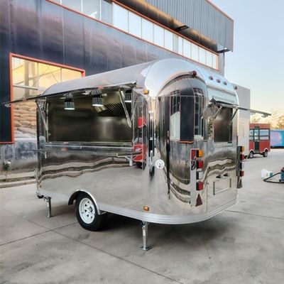 Camiones de comida rápida de pizza móvil totalmente equipados con cocina completa por Wecare Custom Airstream